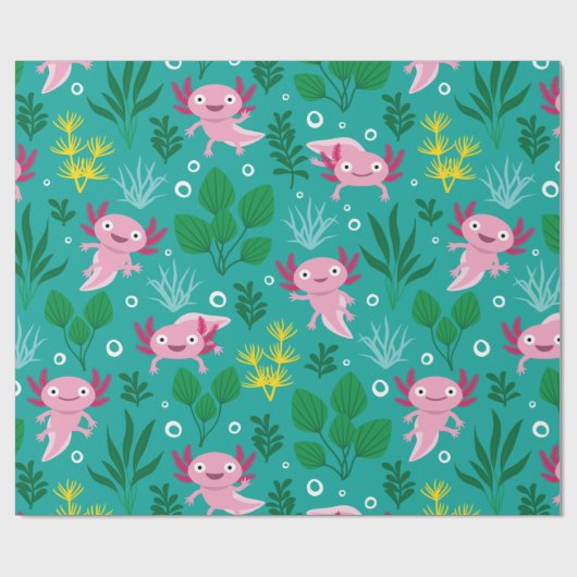 Axolotl Wrapping Paper Cadeaupapier (Vlak)