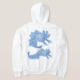 Axolotl Zip Hoodie - BLAUW