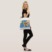 Axolotl zomer tote bag (Op model)
