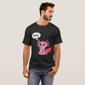 Axolotl zwaait t-shirt (Voorkant volledig)