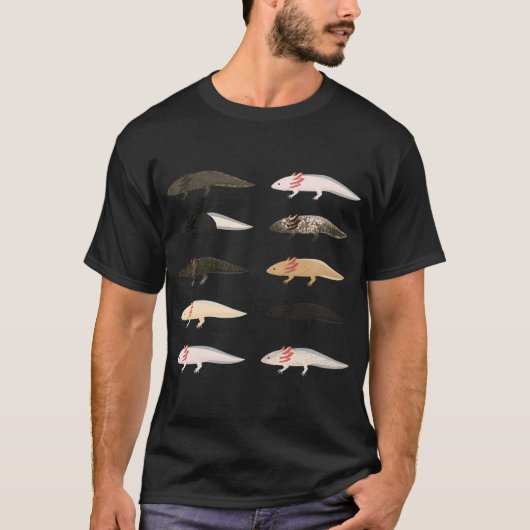 Axolotls 2 t-shirt (Voorkant)
