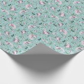 Axolotls in blauw cadeaupapier (Hoek)