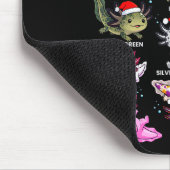 Axolotls Kerstman Hoed Kerstmis Pyjama Schattig Di Muismat (Hoek)