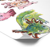 Axolotls Poster (Hoek)