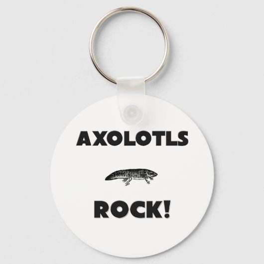 Axolotls Rock Sleutelhanger (Voorkant)