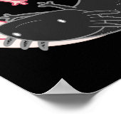 Axolotls Yin Yang Kawaii Poster (Hoek)