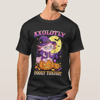 Axolotly Spooky Halloween Costumes for Girls Axolo T-shirt