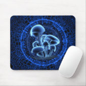 Axomatische fluorescentie Mousepad Muismat (Met muis)
