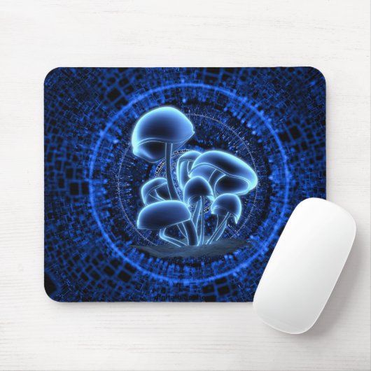 Axomatische fluorescentie Mousepad Muismat (Met muis)