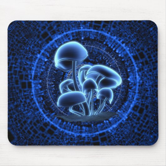 Axomatische fluorescentie Mousepad Muismat (Voorkant)