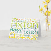Axton Kaart (Gele Bloem)