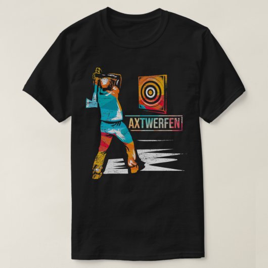 Axtwerfen 10 t-shirt (Design voorkant)