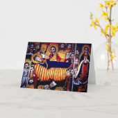 Axum kerkschilderij kaart (Gele Bloem)