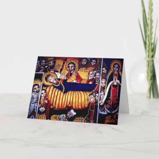 Axum kerkschilderij kaart (Voorkant)
