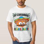 Ay Caramba. Mexicaanse Cartoon Cat Señor Gato T-shirt (Voorkant)