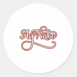 Ay Nako Shirt Filipino Funny Shirt Filipijnen Pin Ronde Sticker