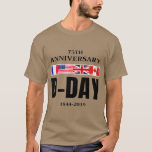 ay Normandy Landing 75th Jubileum Mannen Women G T-shirt