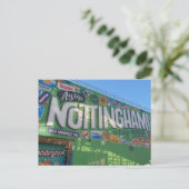 Ay up Nottingham! Briefkaart (Staand voorkant)