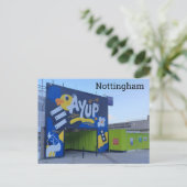 Ay Up Nottingham! Briefkaart (Staand voorkant)