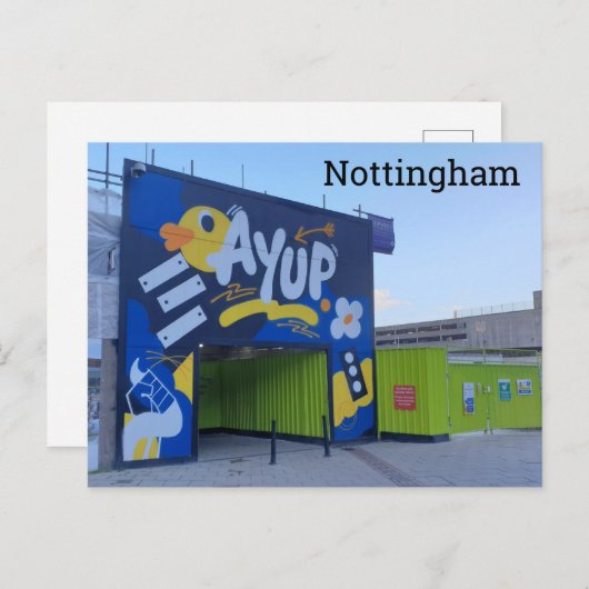 Ay Up Nottingham! Briefkaart (Voorkant / Achterkant)
