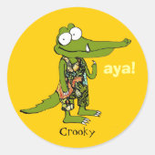 Aya! "Crooky" Sticker set (Voorkant)
