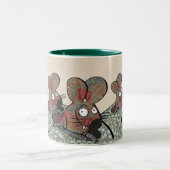 Aya! "Muisjacht" Tweekleurige Koffiemok (Center)