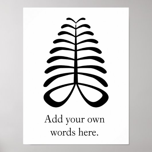 AYA | Symbool voor duurzaamheid en onafhankelijkhe Poster (Voorkant)