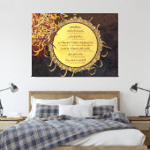 Ayaat-e-Shifa – Healing Verses of Quran (Muurkunst Canvas Afdruk (Insitu (Slaapkamer))