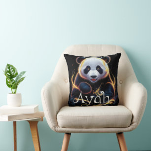 "Ayah de Panda - Schattige Panda Design Pillow" Kussen