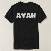 AYAH-premie T-shirt (Design voorkant)