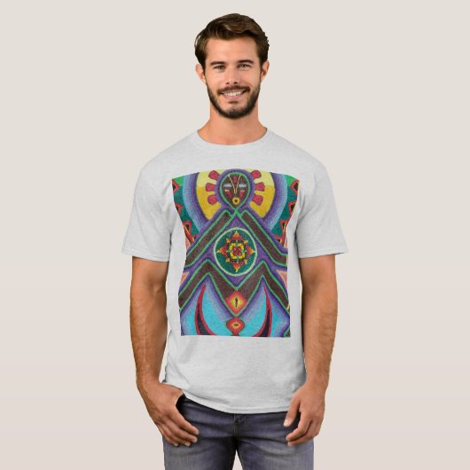 Ayahuasca Art T-shirt (Voorkant volledig)