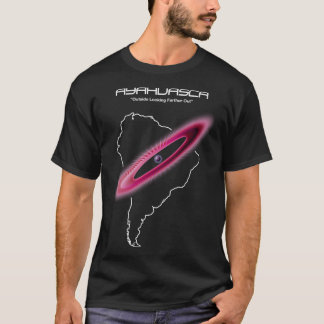 Ayahuasca buiten kijkend verder t-shirt