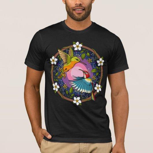 Ayahuasca Hummingbird T-shirt (Voorkant)