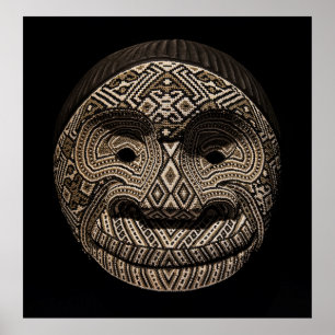 Ayahuasca Mask Chaquiras Poster
