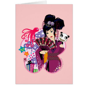 Ayaka in de stad Harajuku