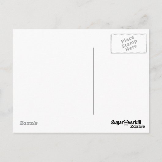 Ayaka in de stad Harajuku Briefkaart (Achterkant)