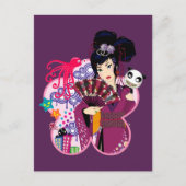 Ayaka in de stad Harajuku Briefkaart (Voorkant)