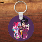 Ayaka in de stad Harajuku Sleutelhanger (Voorkant)