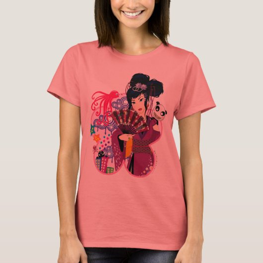 Ayaka in de stad Harajuku T-shirt (Voorkant)