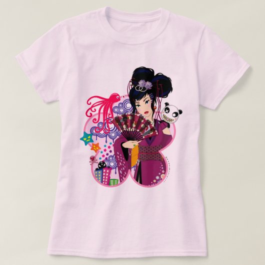 Ayaka in de stad Harajuku T-shirt (Design voorkant)