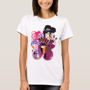 Ayaka in de stad Harajuku T-shirt