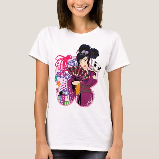 Ayaka in de stad Harajuku T-shirt (Voorkant)