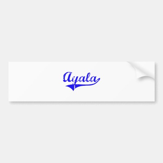 Ayala Surname Classic Style Bumpersticker (Voorkant)