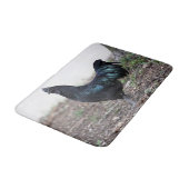 Ayam Cemani Cochmakreel Black Chicken Rooster Badmat (Gekanteld)