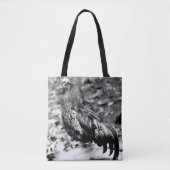 Ayam Cemani Mono Tote Bag (Voorkant)