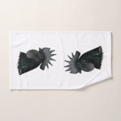 Ayam Cemani Rooster Head Bad Handdoek (Handdoek)
