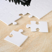 Ayam Cemani Rooster Head Legpuzzel (Zijkant)