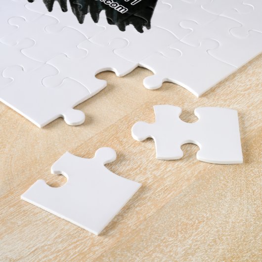 Ayam Cemani Rooster Head Legpuzzel (Zijkant)