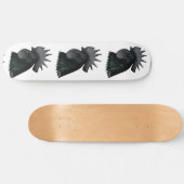 Ayam Cemani Rooster Head Persoonlijk Skateboard (Horizontaal)