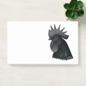 Ayam Cemani Rooster Head Post-it® Notes (Kantoor)